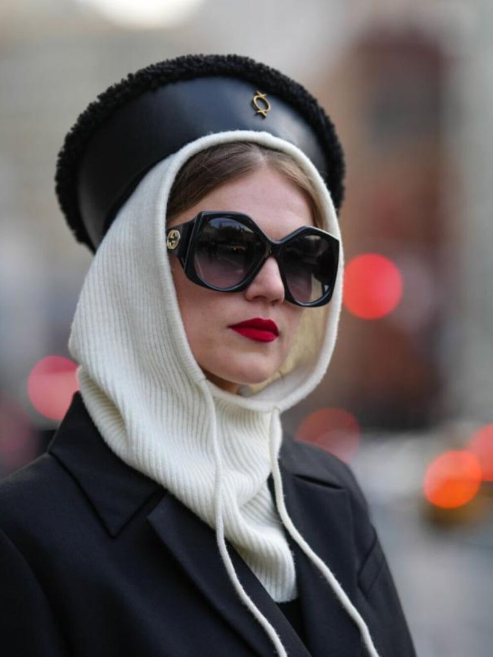 Gucci GG0875S 001 Square Sunglasses - Black / Grey - Picture 4 of 13